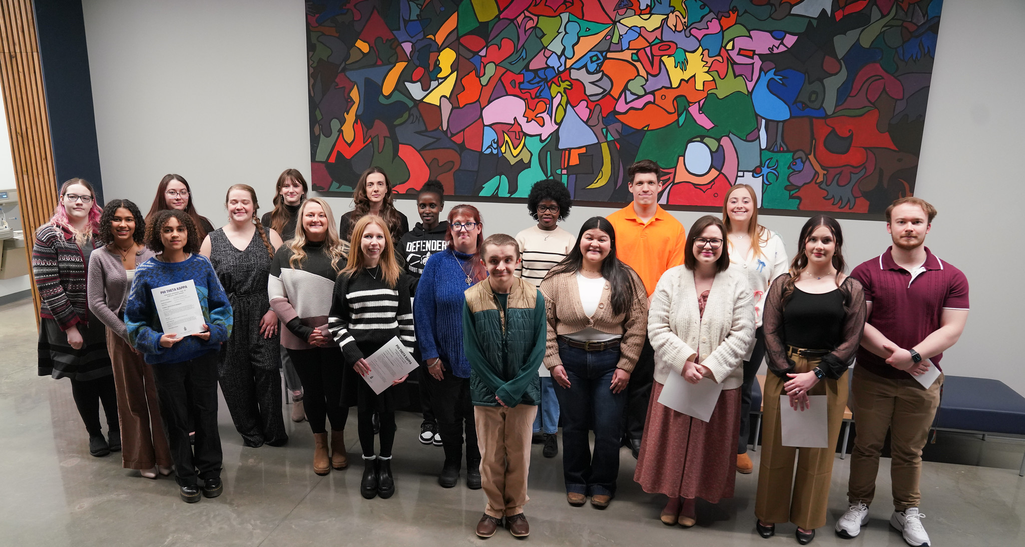 Phi Theta Kappa inductees