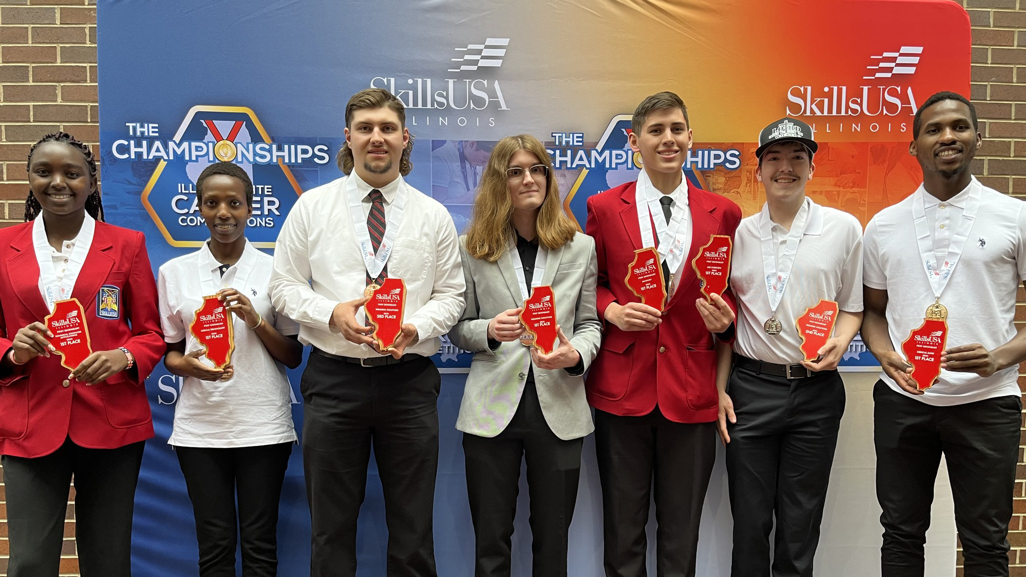 Skills USA award winners